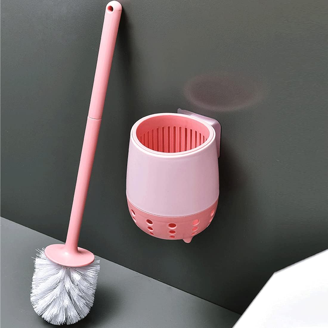 GYDMEG Toilet Brush and Holder with Long Handle
