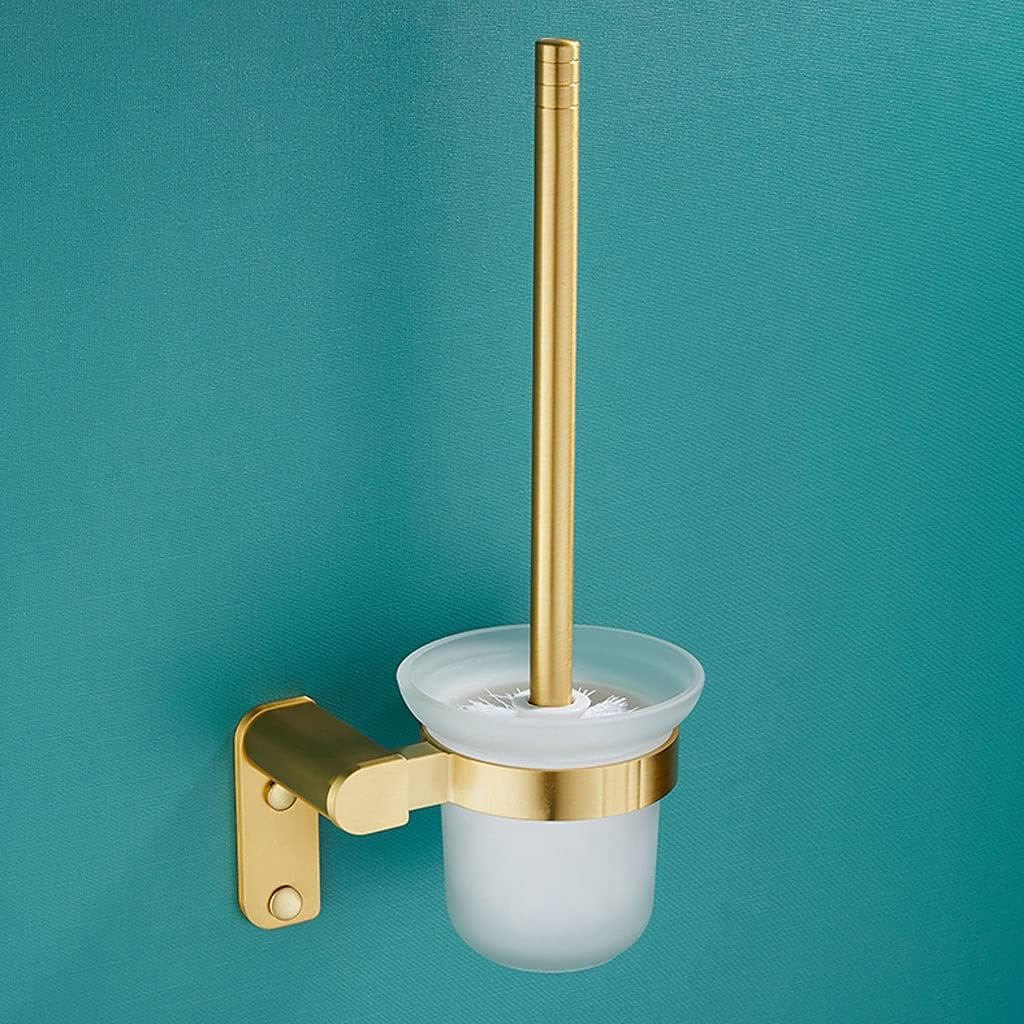 Toilet Brush with Wall Holder Durable Space-Saving Cleaning Kit