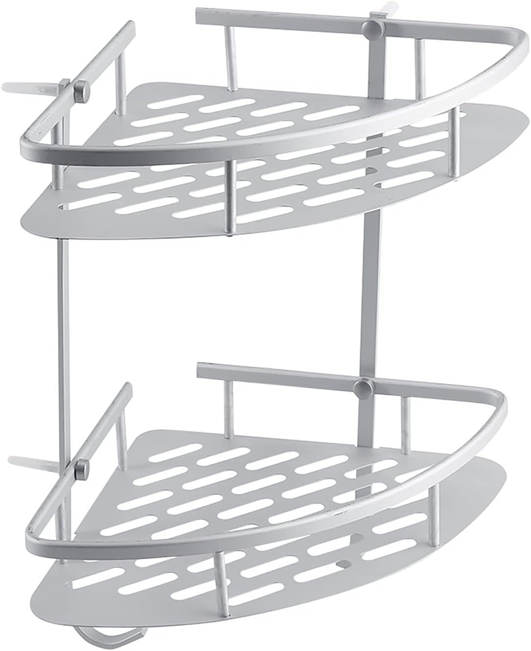 Senrusa Aluminum Dual Tier Shower Caddy Shelf