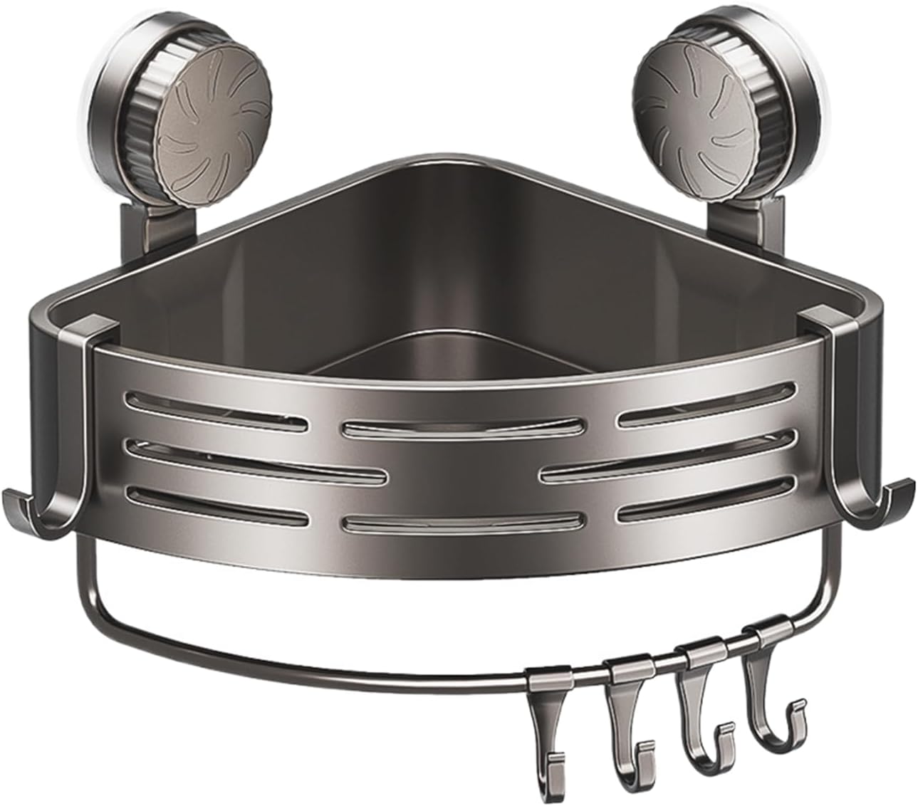 FINLALO Suction Cup Shower Caddy Wall Mount