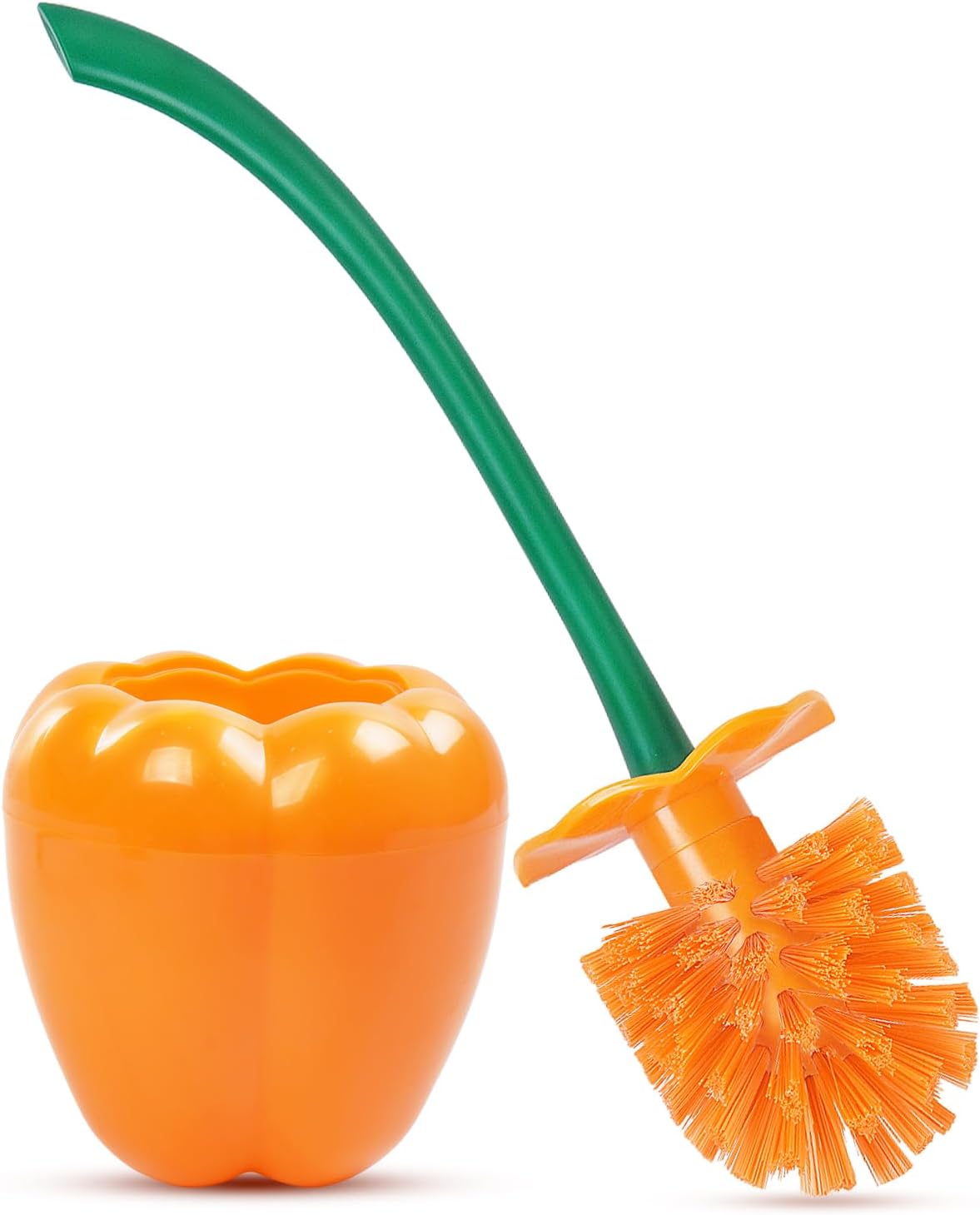 ADNIKIA Bell Pepper Toilet Brush with Holder