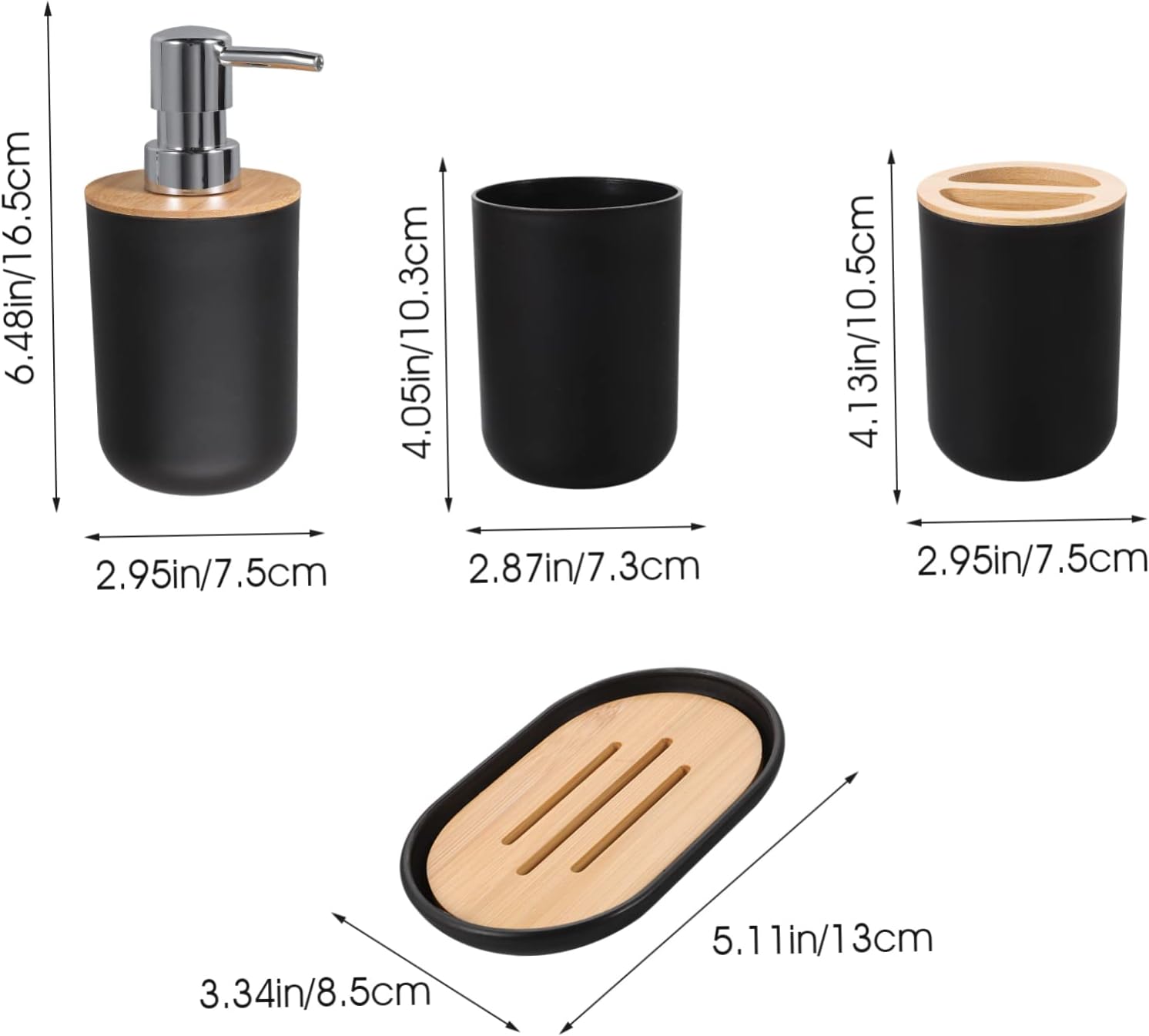 LIFKOME 1Set Bathroom Accessory Set