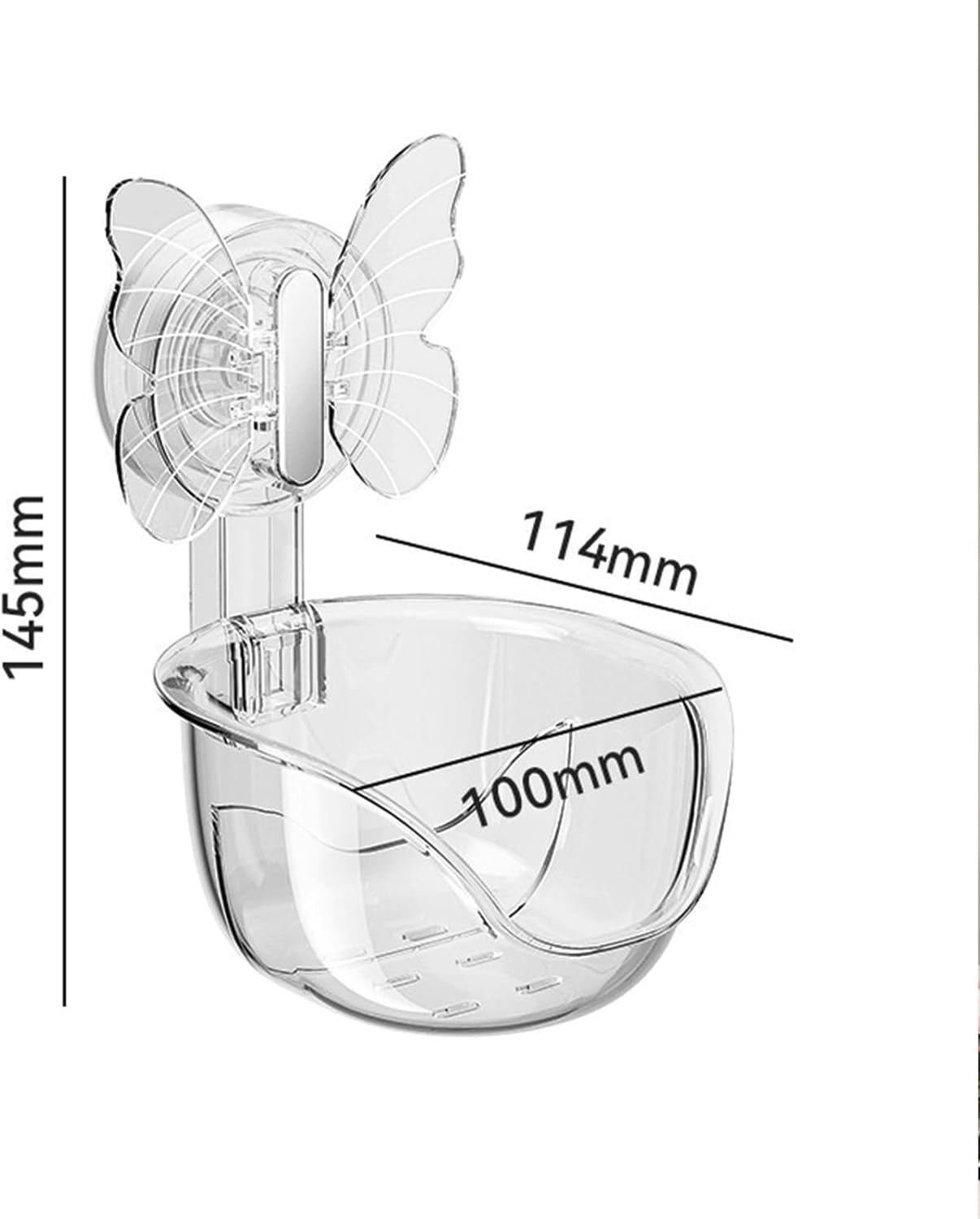 ZIOYCKL Suction Cup Storage Rack for Bathroom