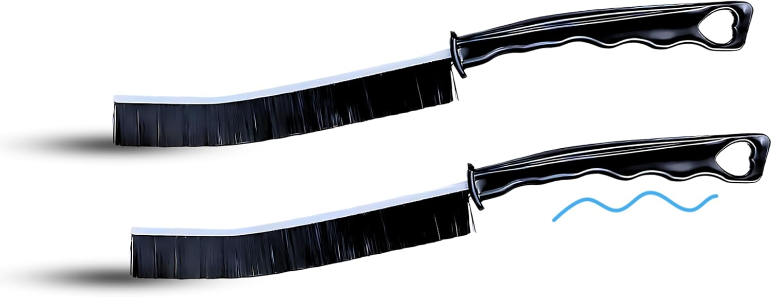 Diamond Shine 2-Pack Hard Bristle Crevice Cleaning Brush
