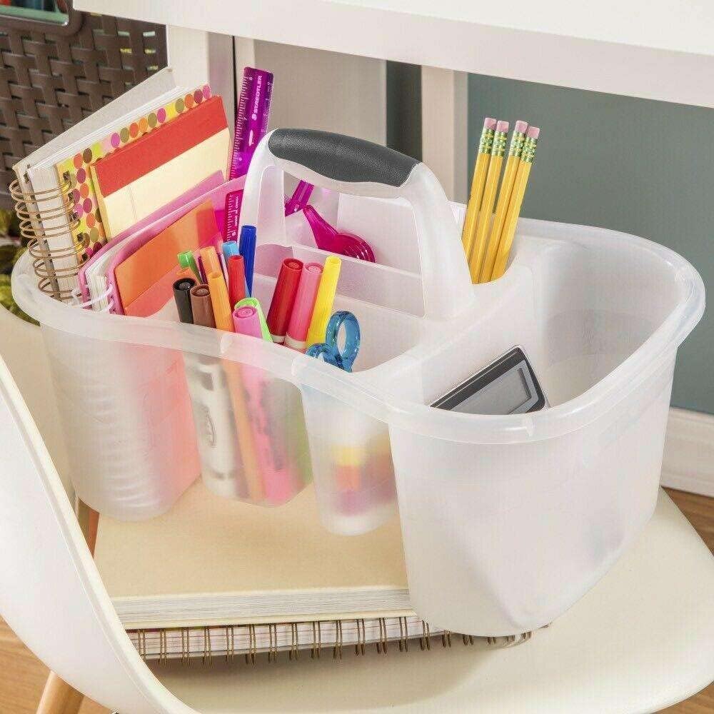LKOP Clear Shower Storage Organizer Wall Shelf