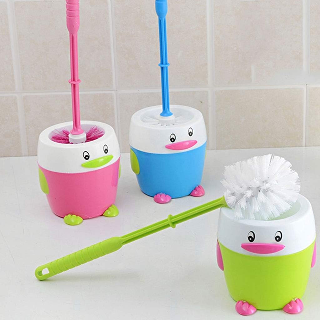 SPOUR Penguin Toilet Brush with Holder and Bracket