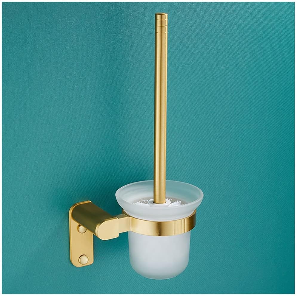 Toilet Brush with Wall Holder Durable Space-Saving Cleaning Kit