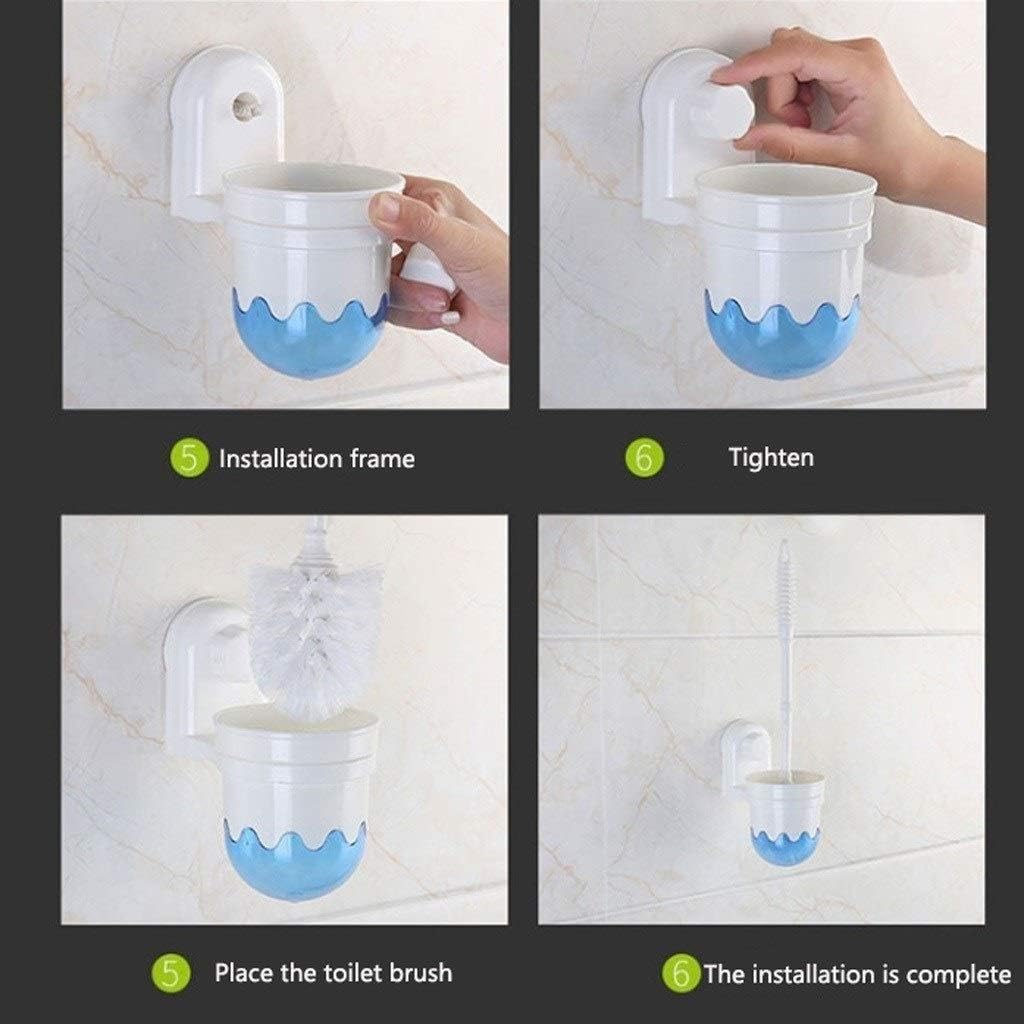 YYDS Toilet Brush with Wall Mount Base Holder