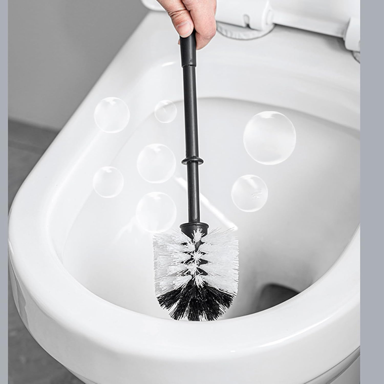 Annewi Toilet Brush Set with Wall Mount Holder