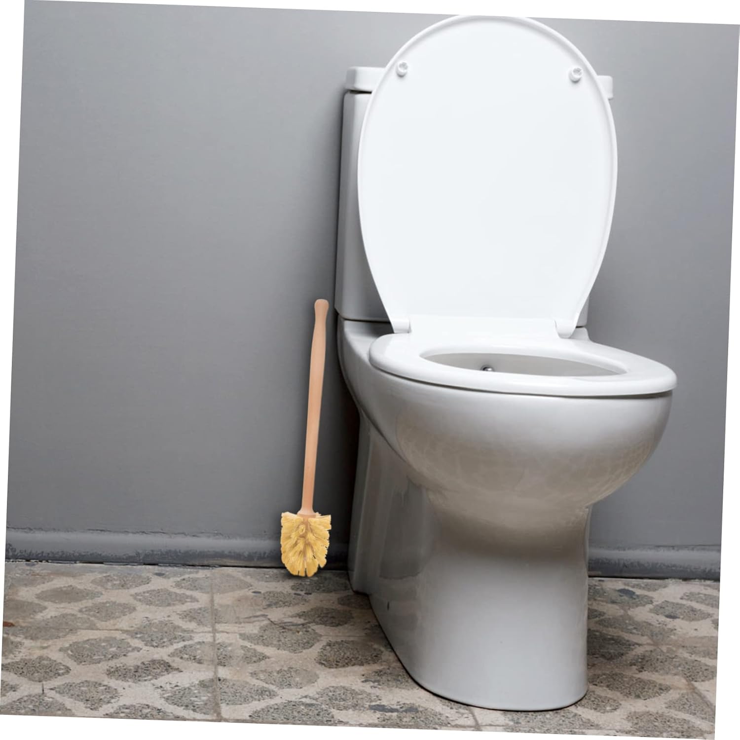KOMBIUDA 360 Deep Cleaning Toilet Brush with Anti-Slip Handle