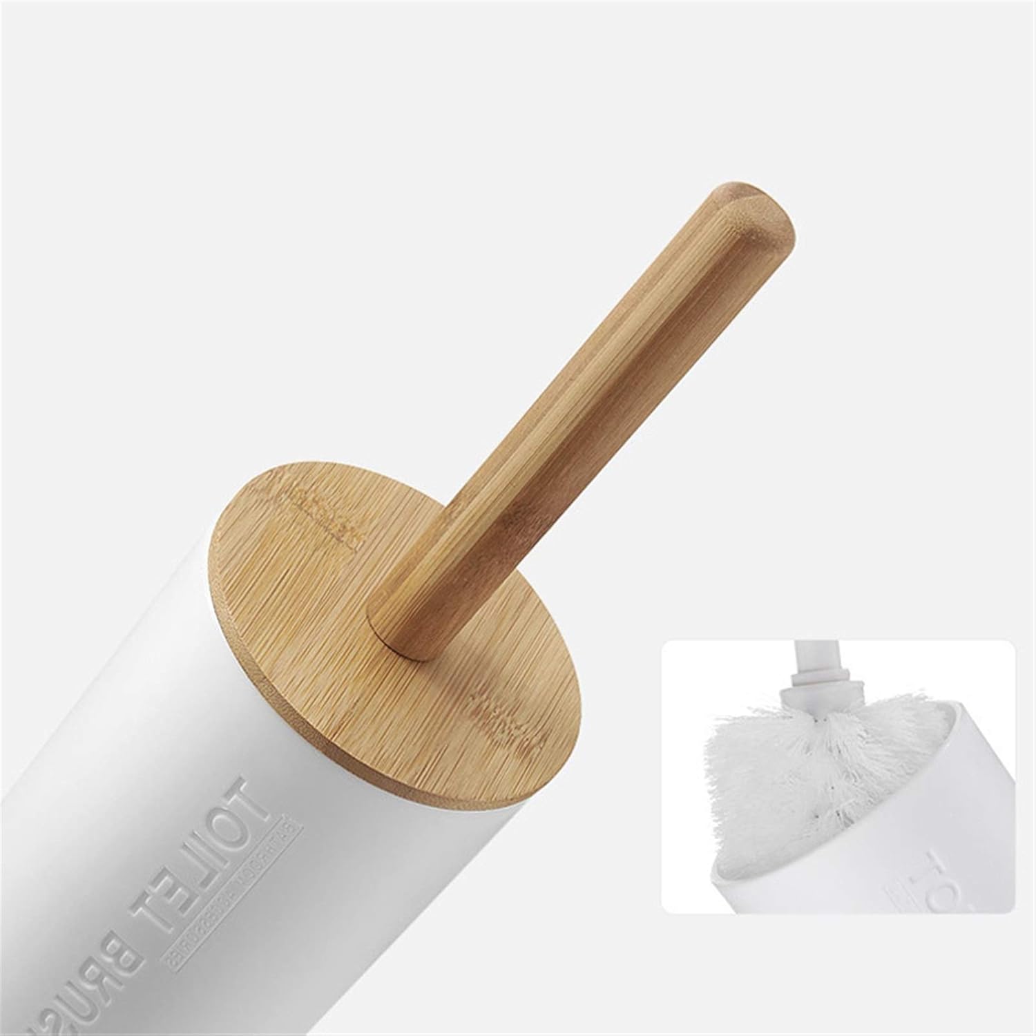 SPOUR Toilet Brush Set with Holder - Grey 1
