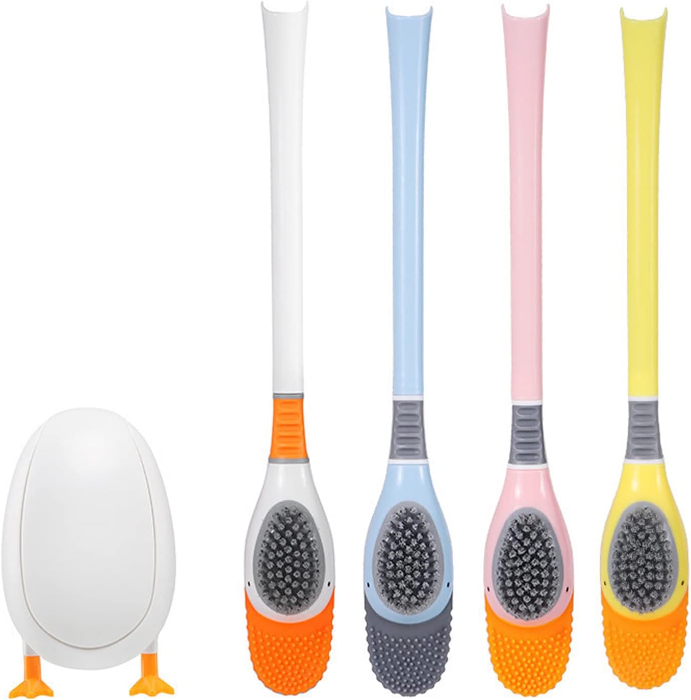 Duck Shape Toilet Brush with Storage Box