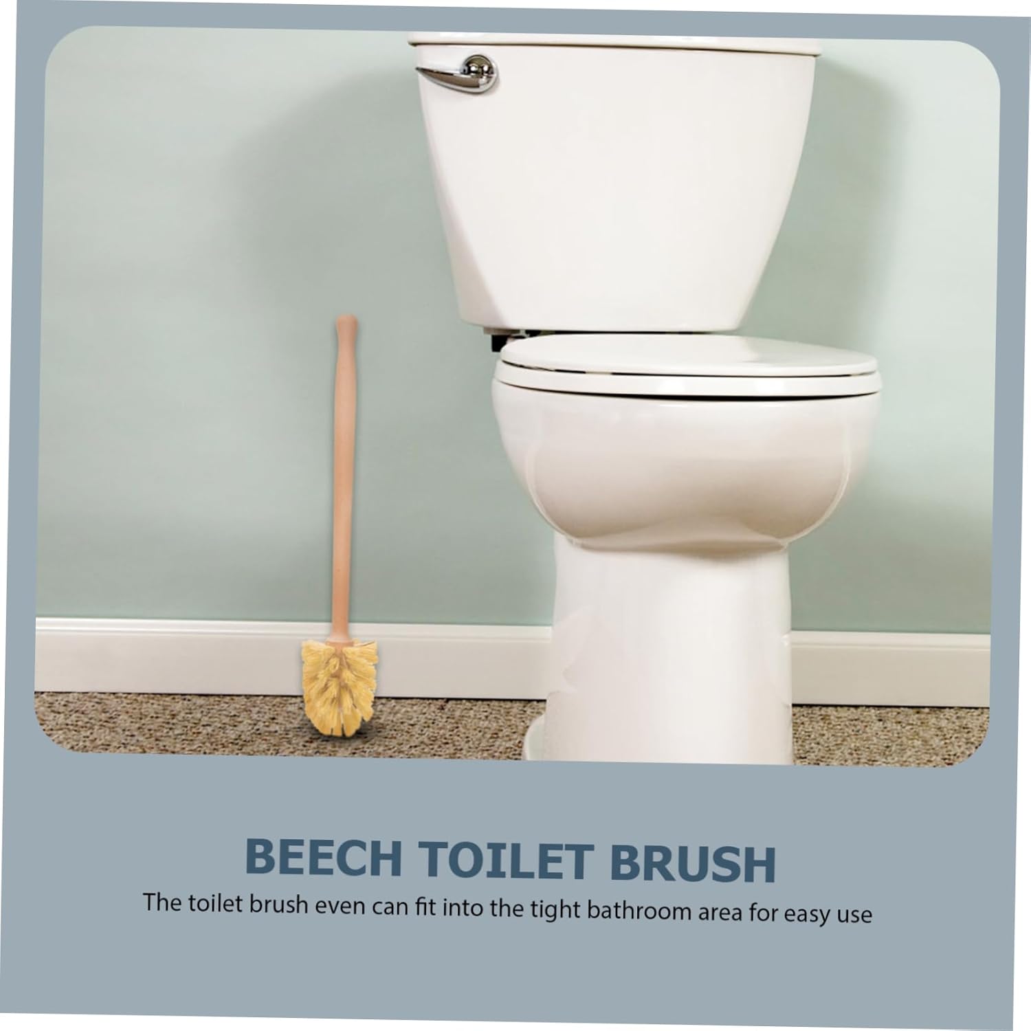 KOMBIUDA 360 Deep Cleaning Toilet Brush with Anti-Slip Handle