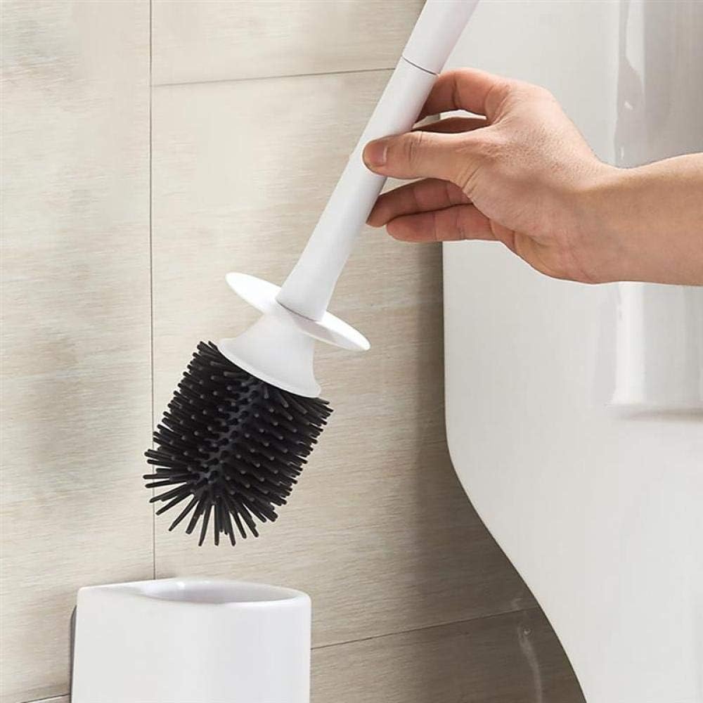 UYUME Portable Toilet Brush Set with Base and Holder 1