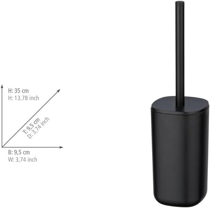 Wenko X Toilet Brush Holder Black