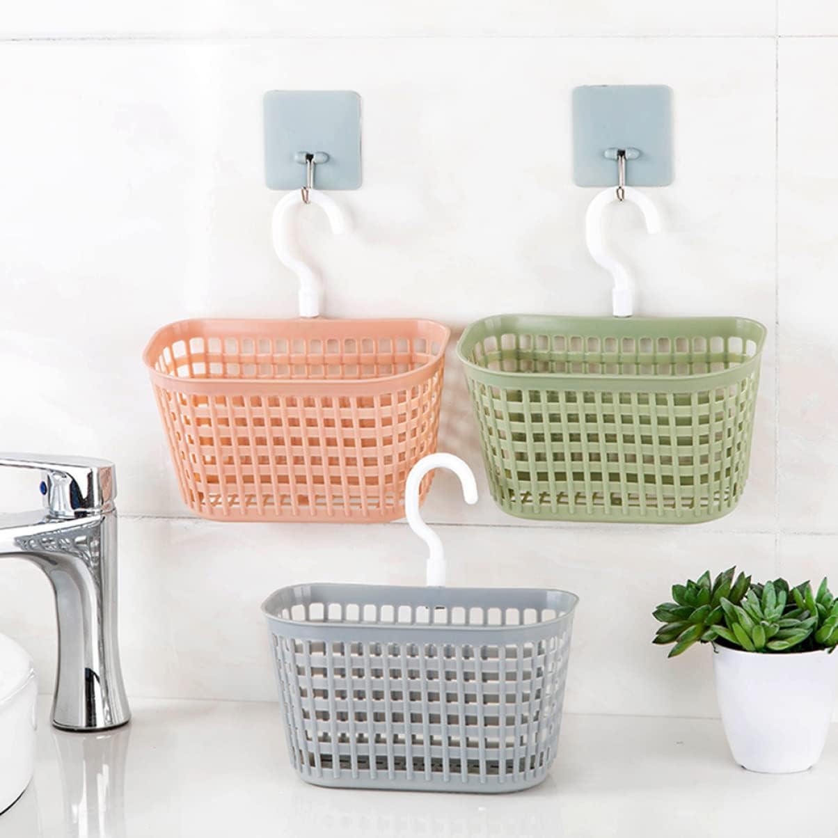 Shower Caddies With Shampoo Holder And Sink Sponge Organizer