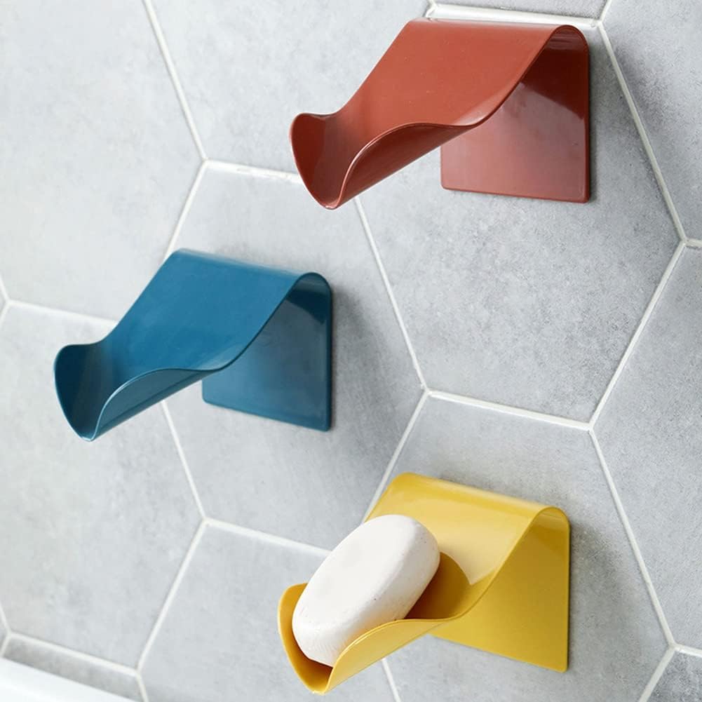 ZTGD Inverted V Soap Holder No Drilling Wall Mount