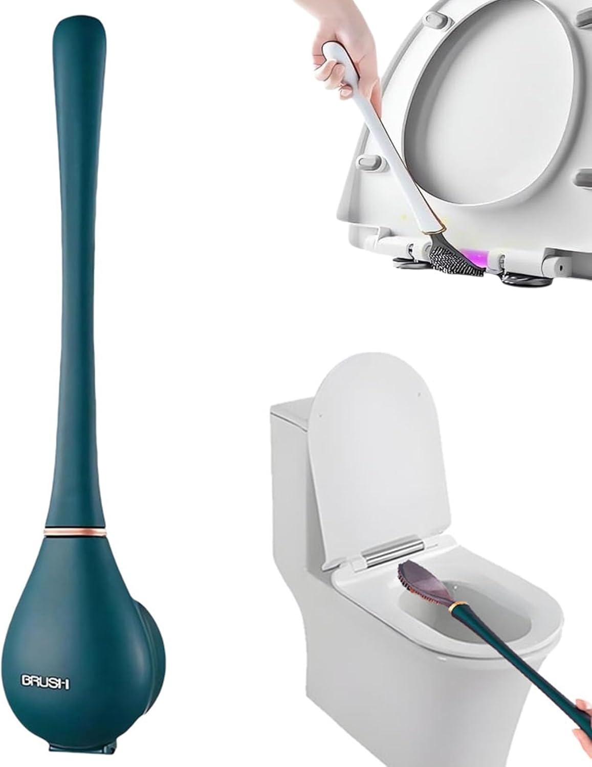Beoglov Lekxagabo - Flexible Silicone Toilet Brush Set