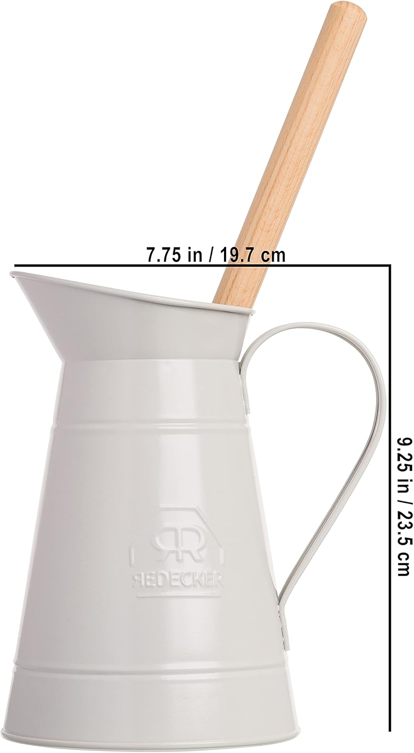 Redecker German-Made Toilet Brush Set with Beechwood Handle