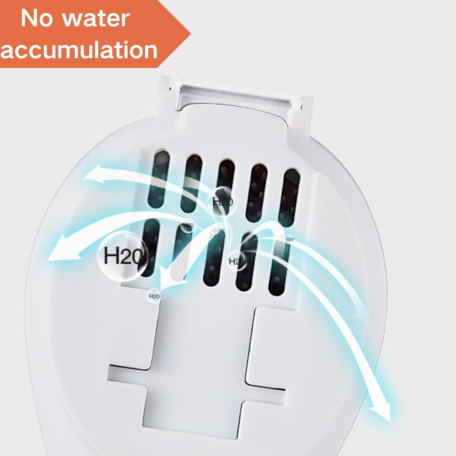 Modern Flexible Silicone Toilet Brush Set with Holder and Dispenser