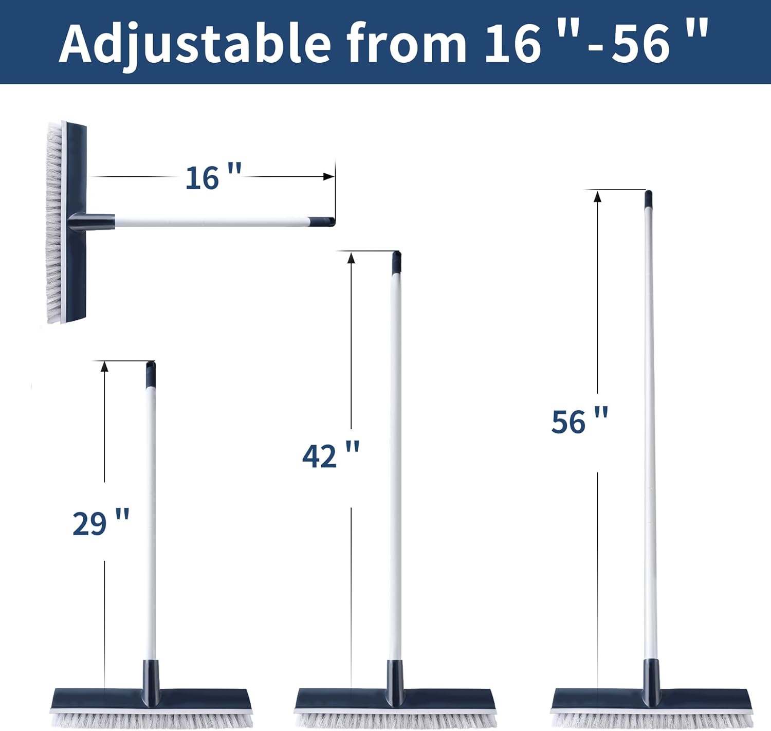 BOOMJOY Floor Scrub Brush Toilet Brush Set