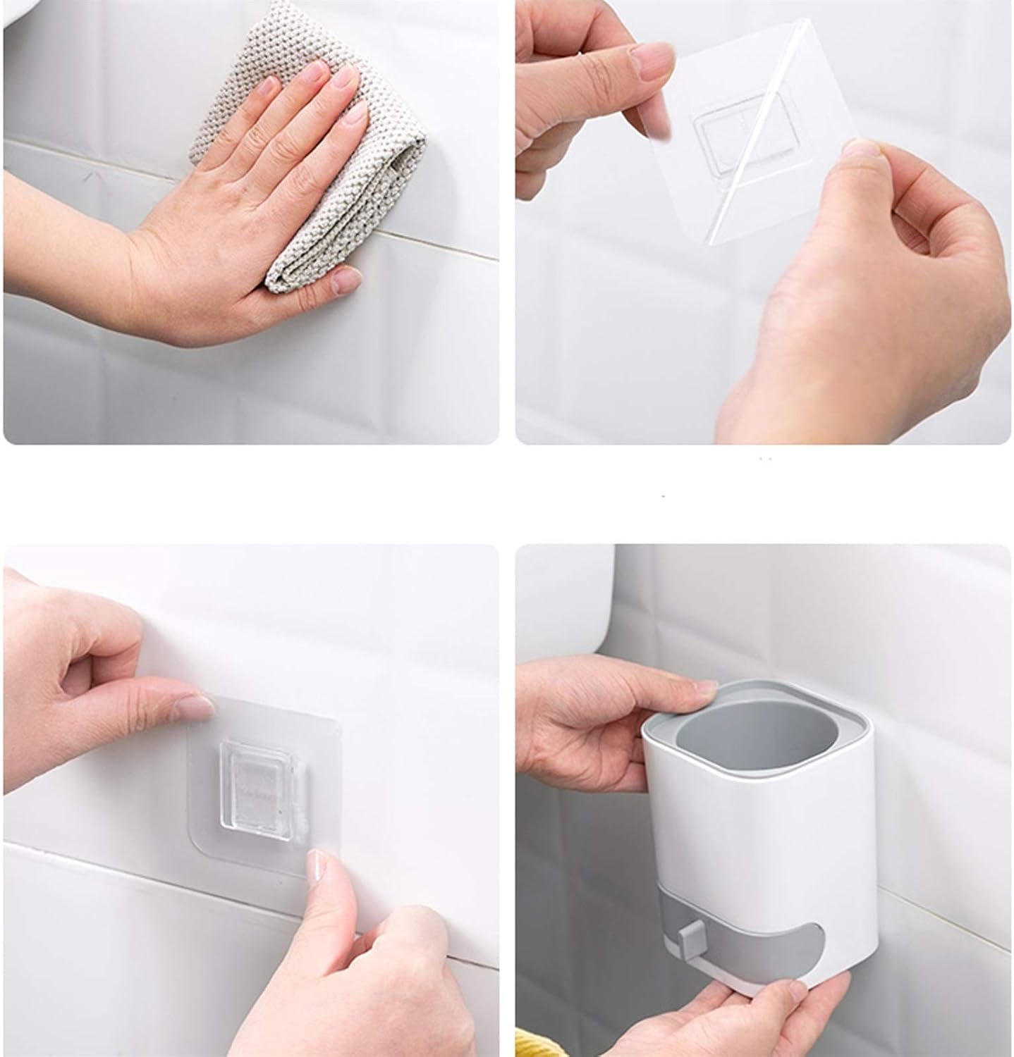 Toilet Brush Holder with Drain Drawer and TPR Brush Head
