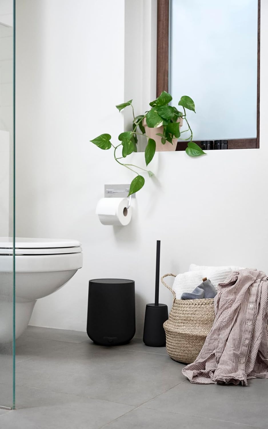 Zone Denmark Nova One Ceramic Toilet Brush with Holder