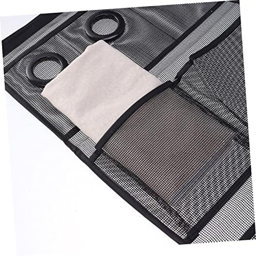 DECHOUS 3 Hooks 7 Sections PVC Mesh Shower Organizer