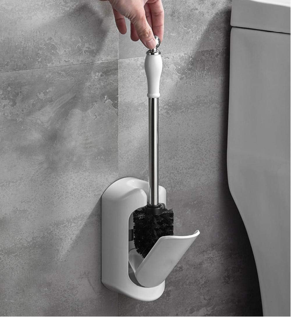 SPOUR Toilet Brush with Wall Mounted Holder and Stainless Steel Handle