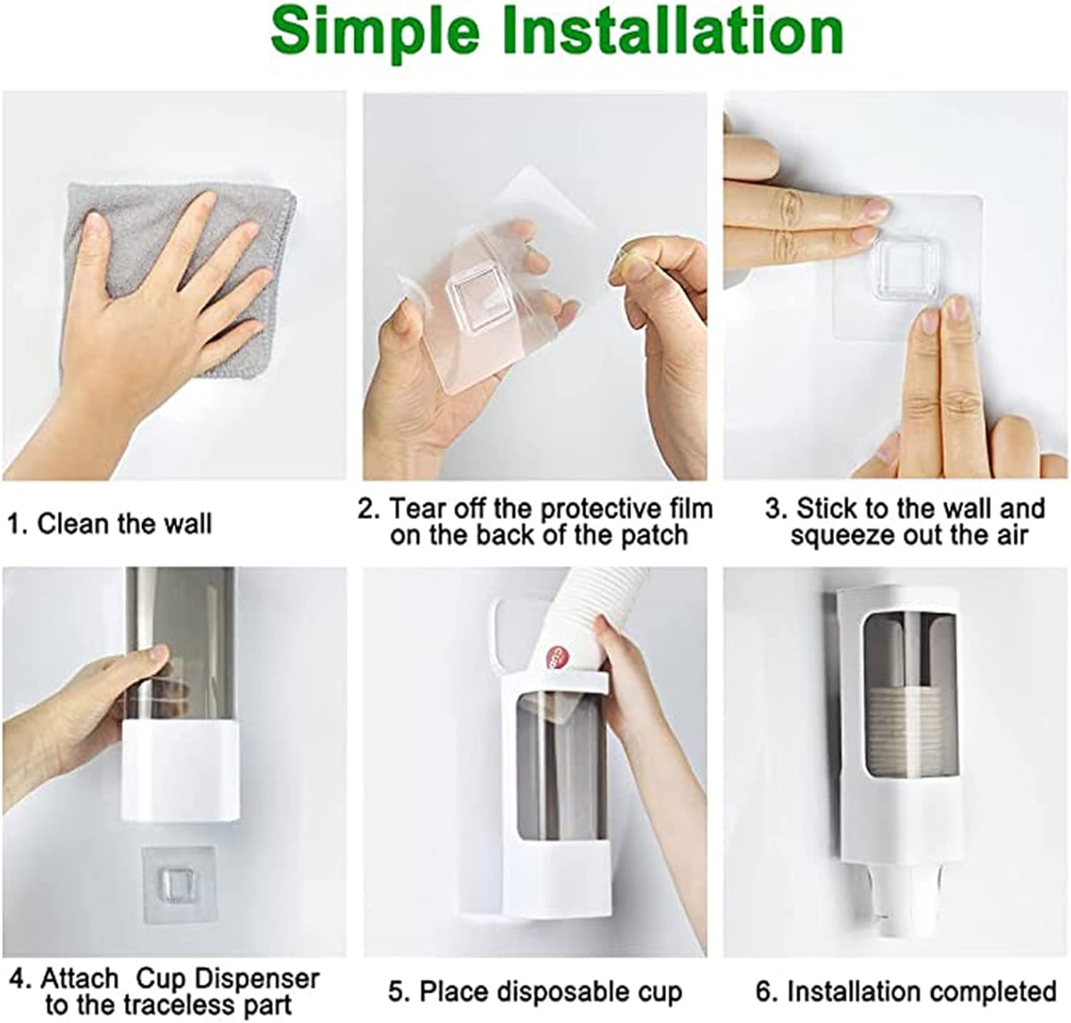 Yiwula Pull Type Cup Dispenser Wall Mount