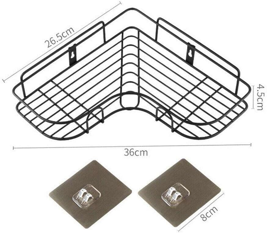 FINANCIALLY LIT Corner Shower Shelf Organizer