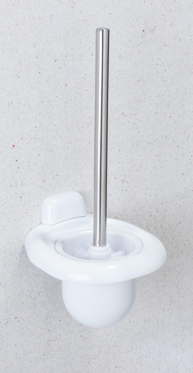 Wenko Pure Toilet Brush Holder White 1