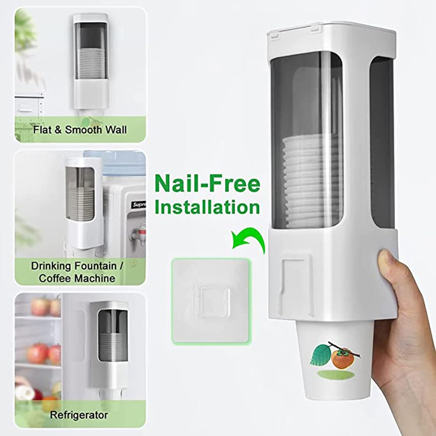 Yiwula Pull Type Cup Dispenser Wall Mount