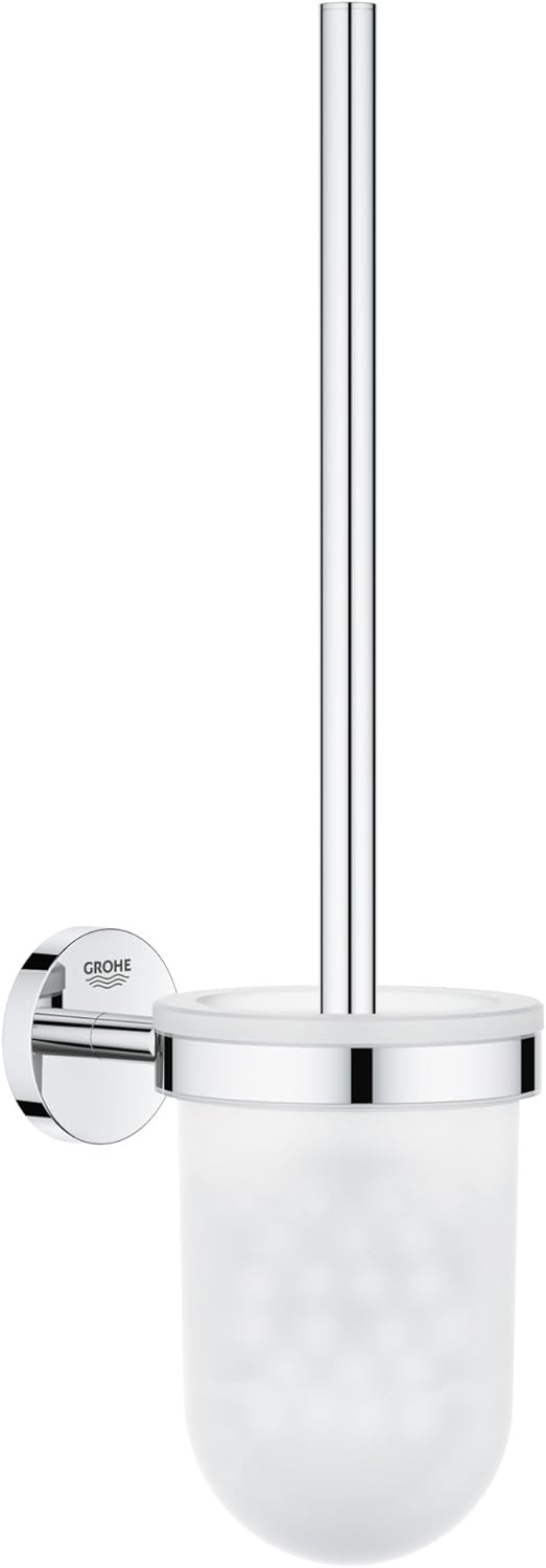 Grohe 40463001 Toilet Brush Set with Wall Mount 1