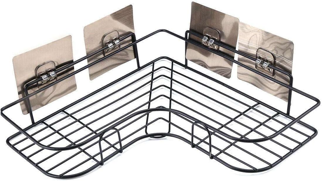 FINANCIALLY LIT Triangular Wall-Mounted Shower Caddy