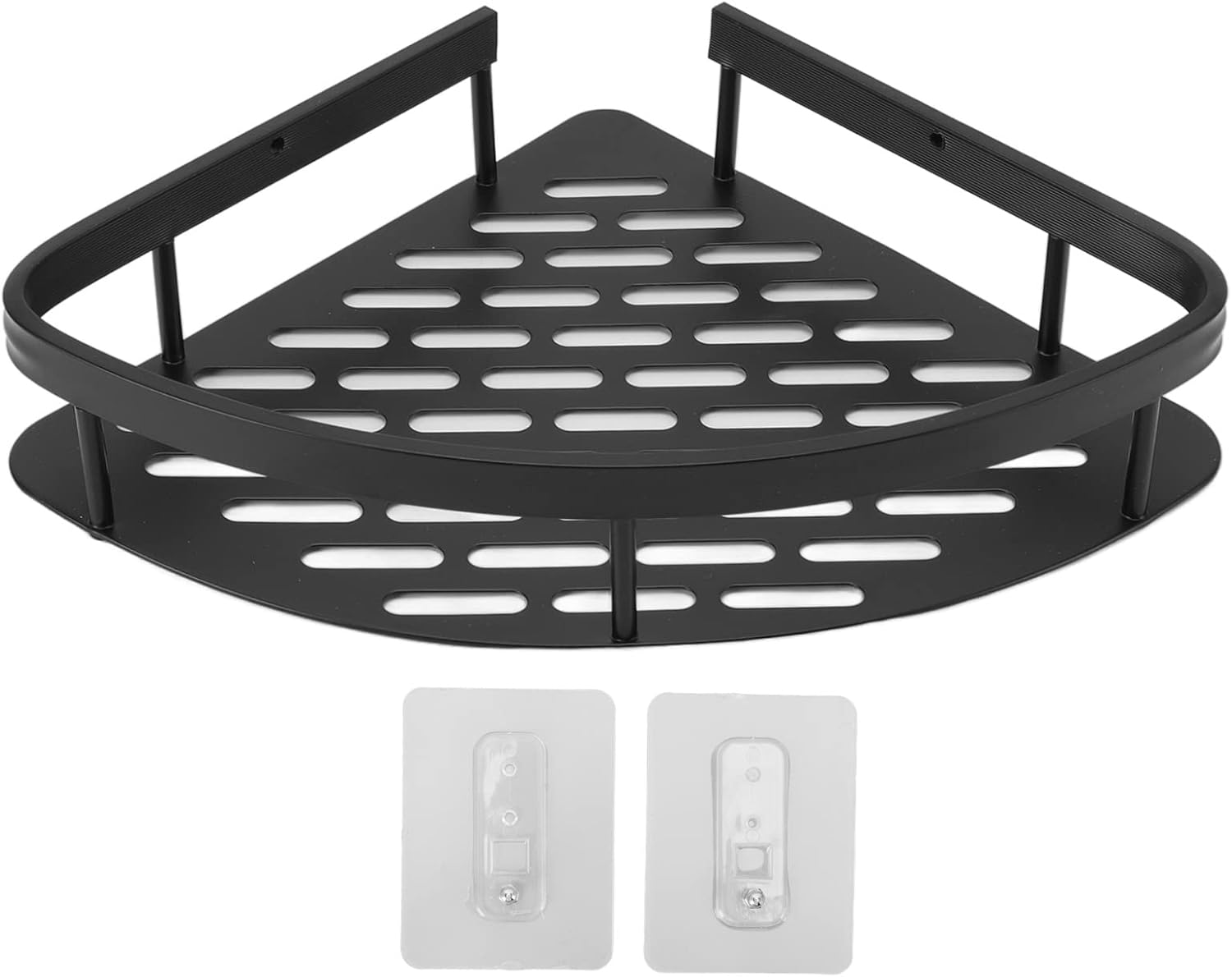 TYTOGE Aluminum Triangular Shower Shelf Rustproof Corner Organizer