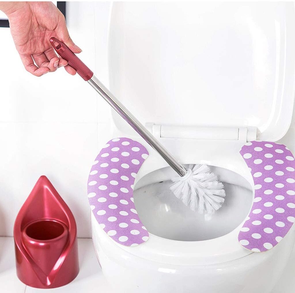 Stainless Steel Toilet Brush with Holder Set