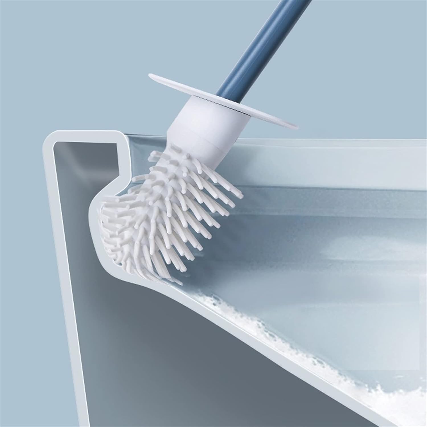 Classic Design Toilet Brush Holder with Long Handle 1