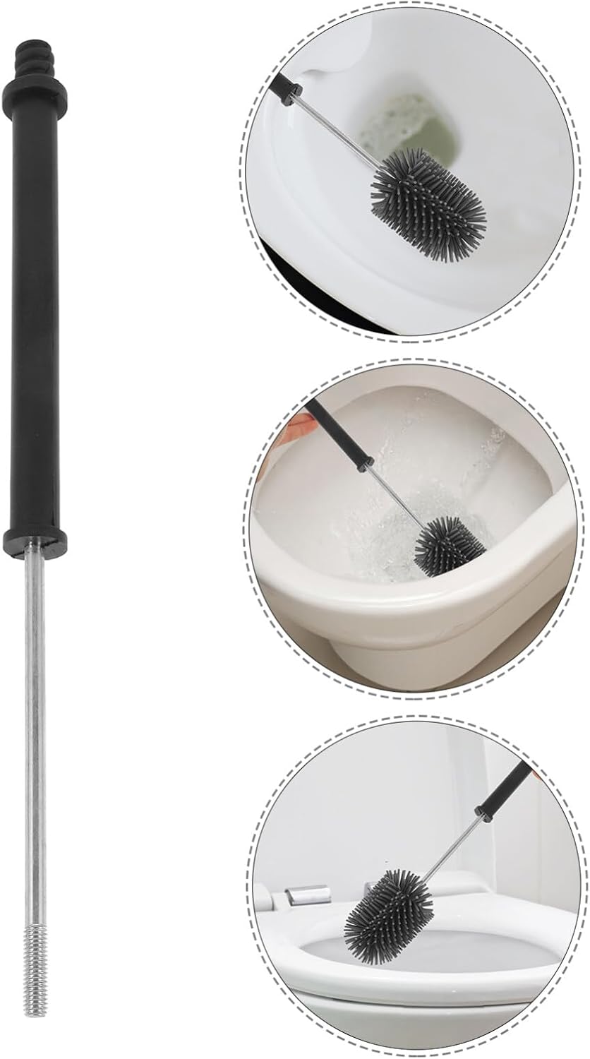 Toilet Brush Head Adapter - Replacement Handle Connector for Bathroom