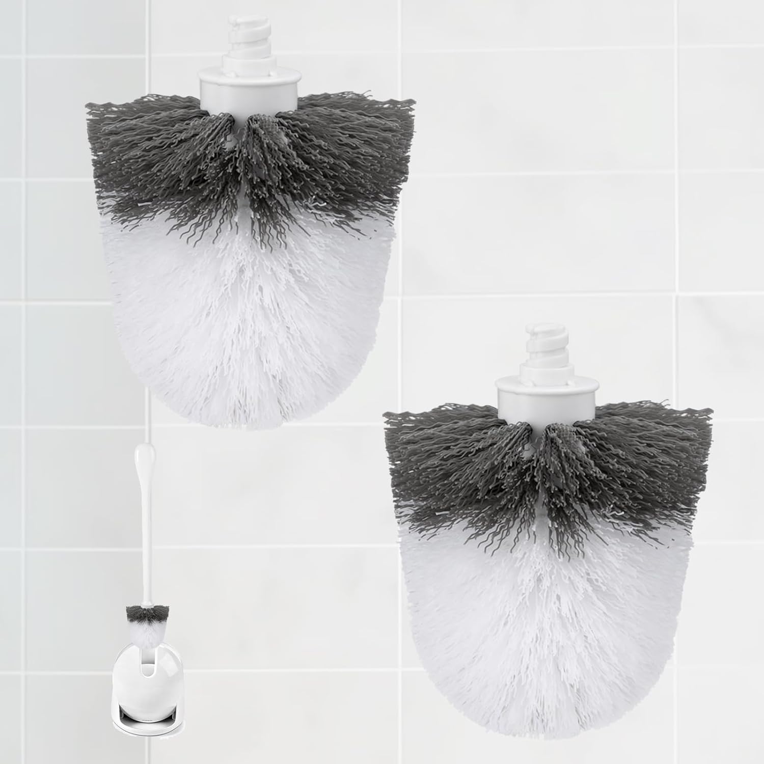 2 Pack Toilet Brush Replacement Heads for OXO Only