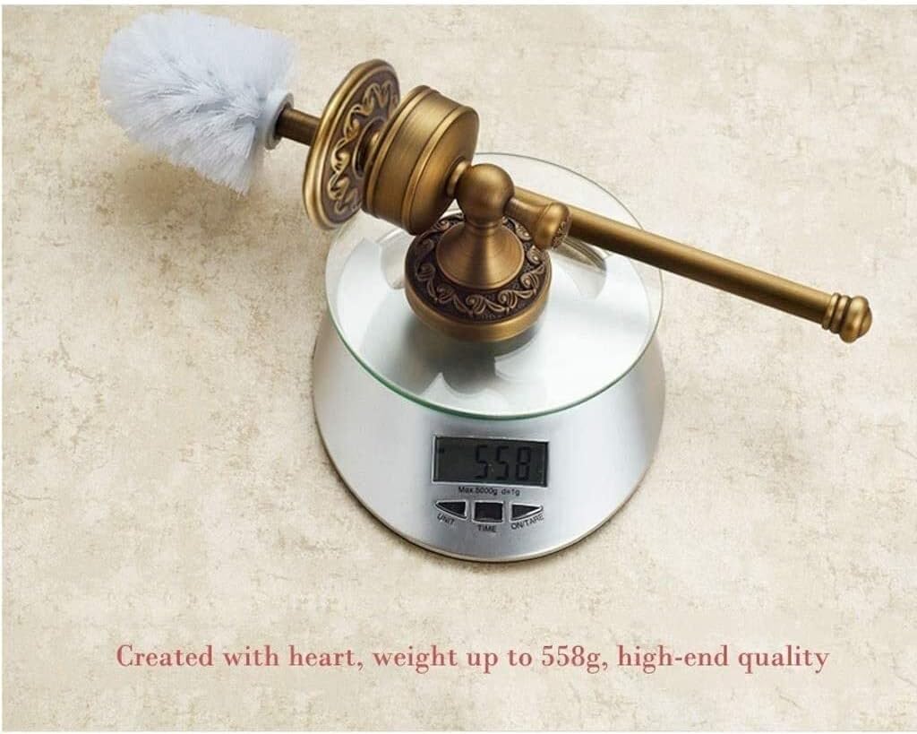 KAAZEE Antique Brass Toilet Brush Holder