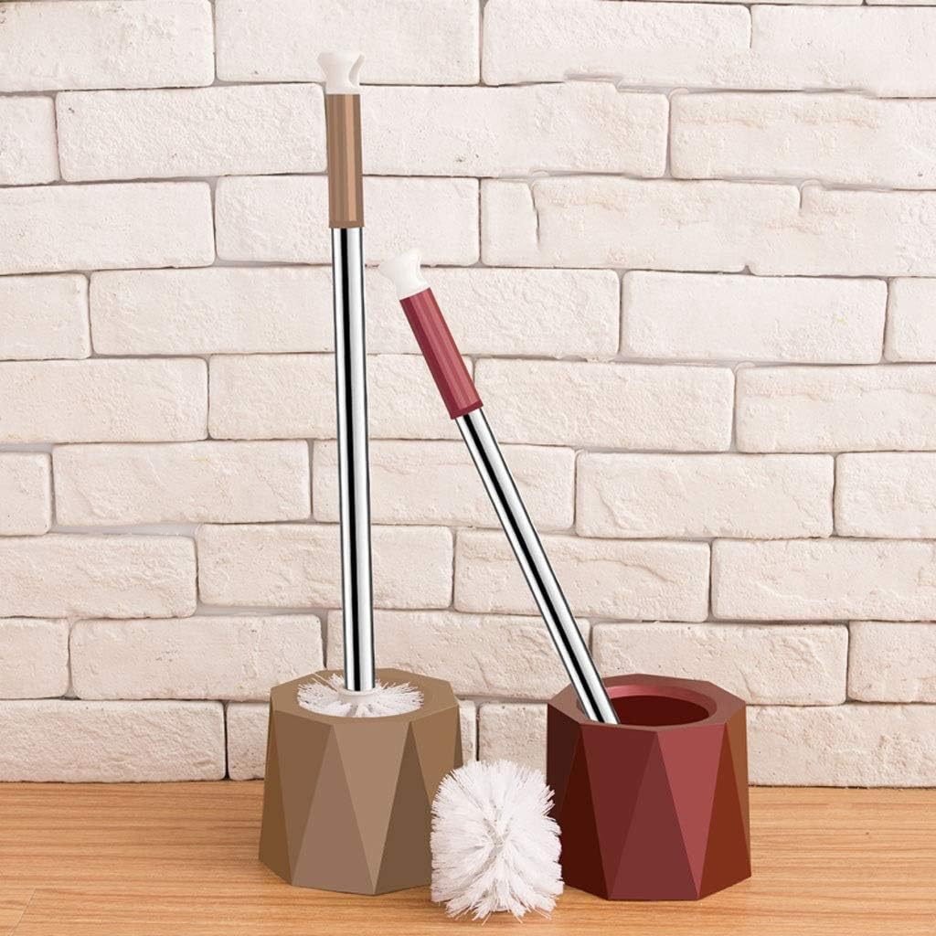 SPOUR Toilet Brush Holder with Long Handle Brush 2 Sets