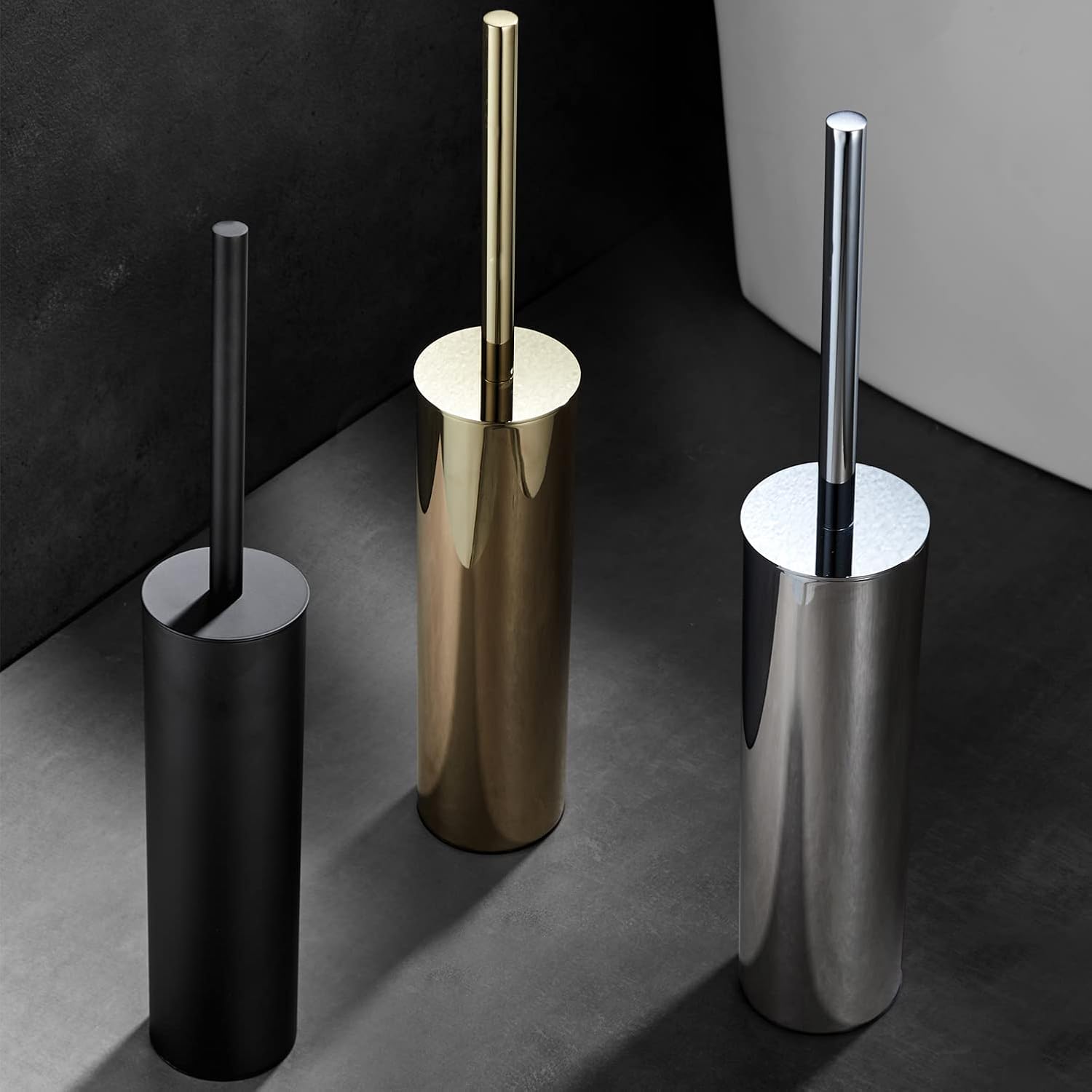 LANGPAI Freestanding Luxury Toilet Brush with Holder
