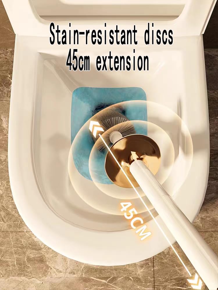 HFLYJPYW Toilet Brush Cleaner Set - Compact Durable