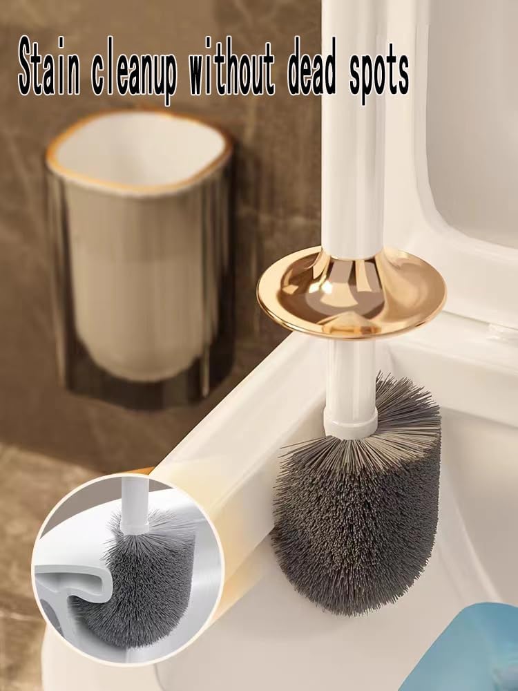HFLYJPYW Toilet Brush Cleaner Set - Compact Durable
