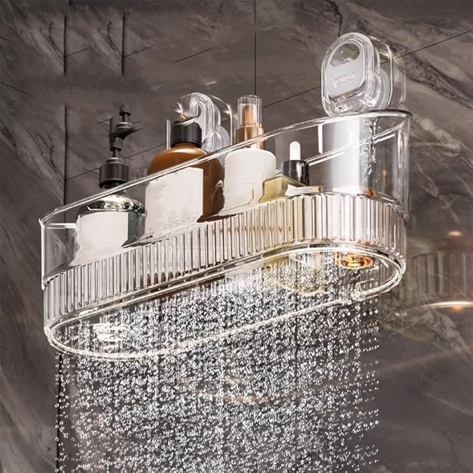 Firmstaunch Suction Cup Storage Rack for Bathroom and Kitchen