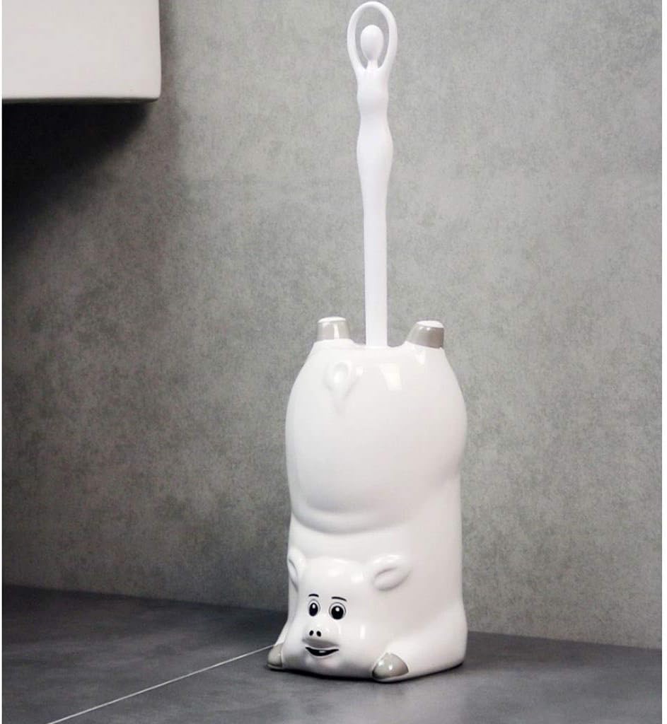 SPOUR Funny Pig Toilet Brush Holder 4 Colors