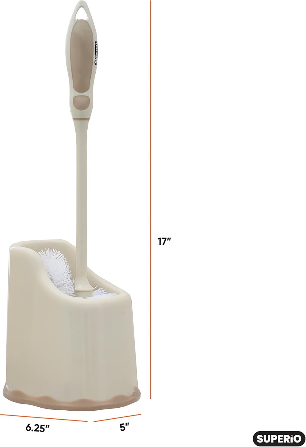 Superio Toilet Brush and Holder 2 Pack 1