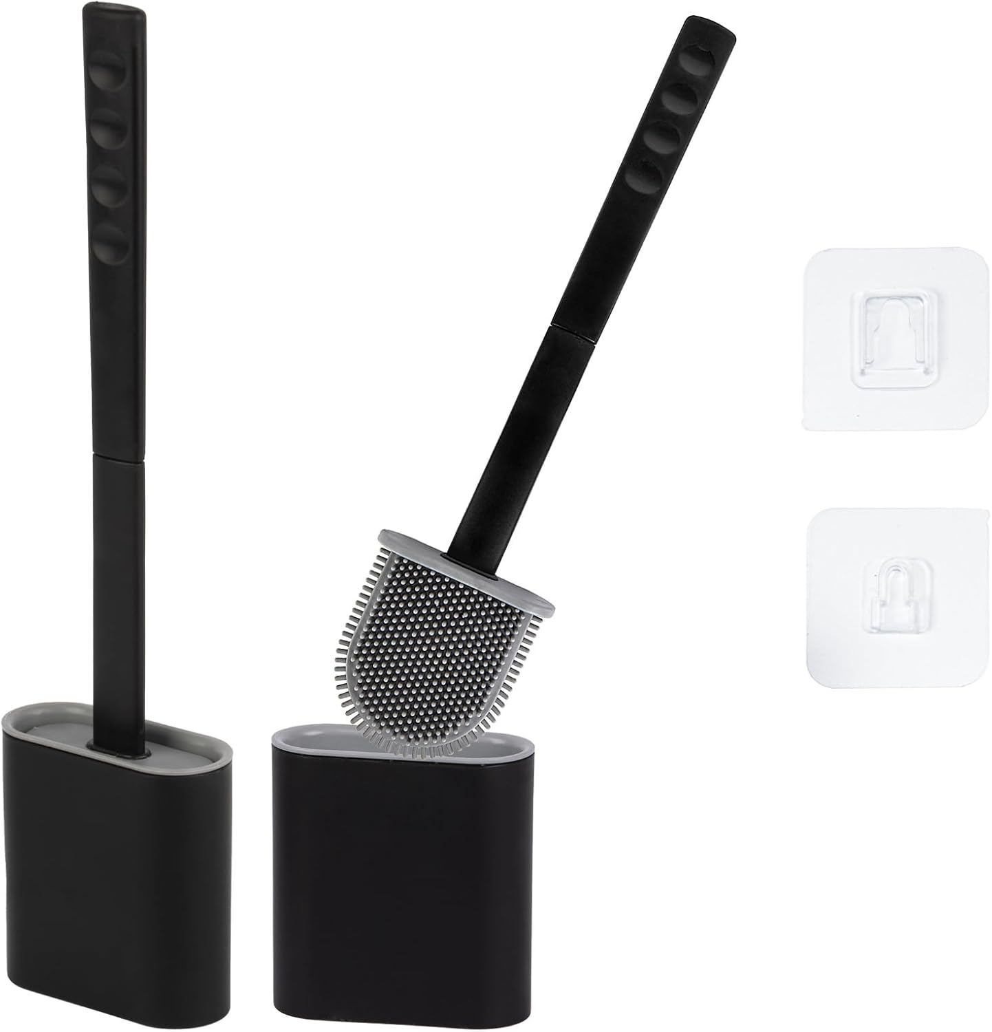 We Art Leaves Silicone Toilet Brush and Holder Set