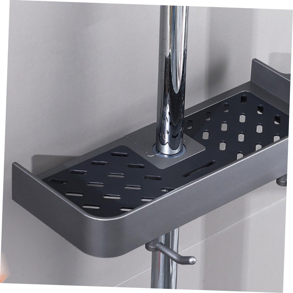 BRIGHTFUFU Shower Bar Basket Organizer for Bathroom Essentials
